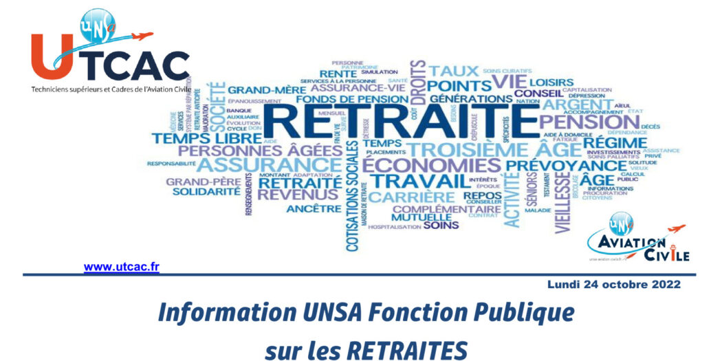 Retraite dans la Fonction Publique UNSAUTCAC