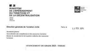 thumbnail of Communiqué Avancement grades TSEEAC 2025 signé FB